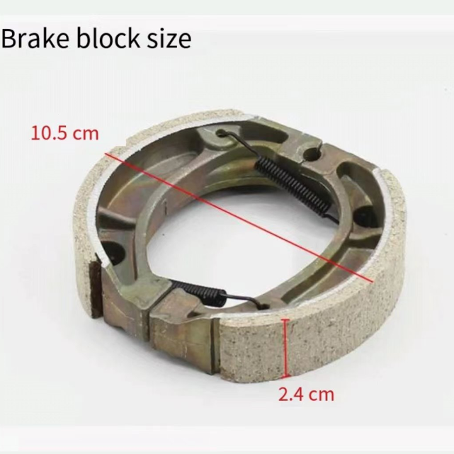 Supply Motorcycle Accessories CG125 Front and Rear Brake Shoes